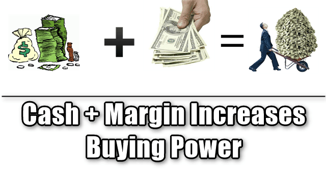 cash + margin and buying power