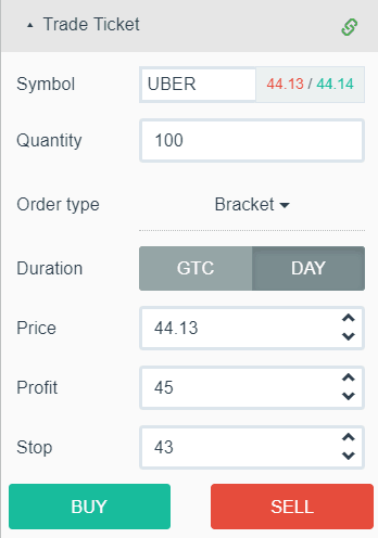 bracket order values