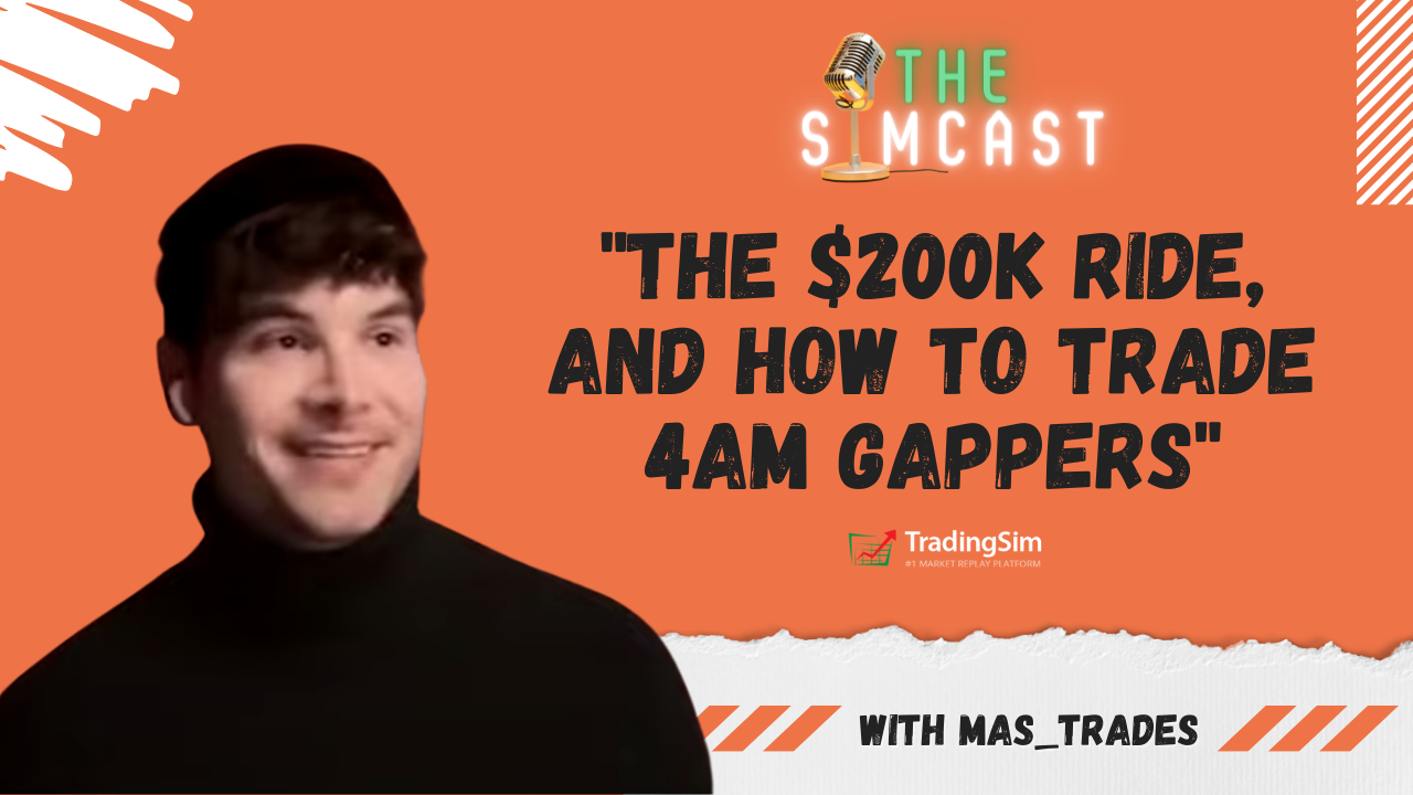 SimCast Ep. 18 – Mas Trades making $1000s on 4am gappers!