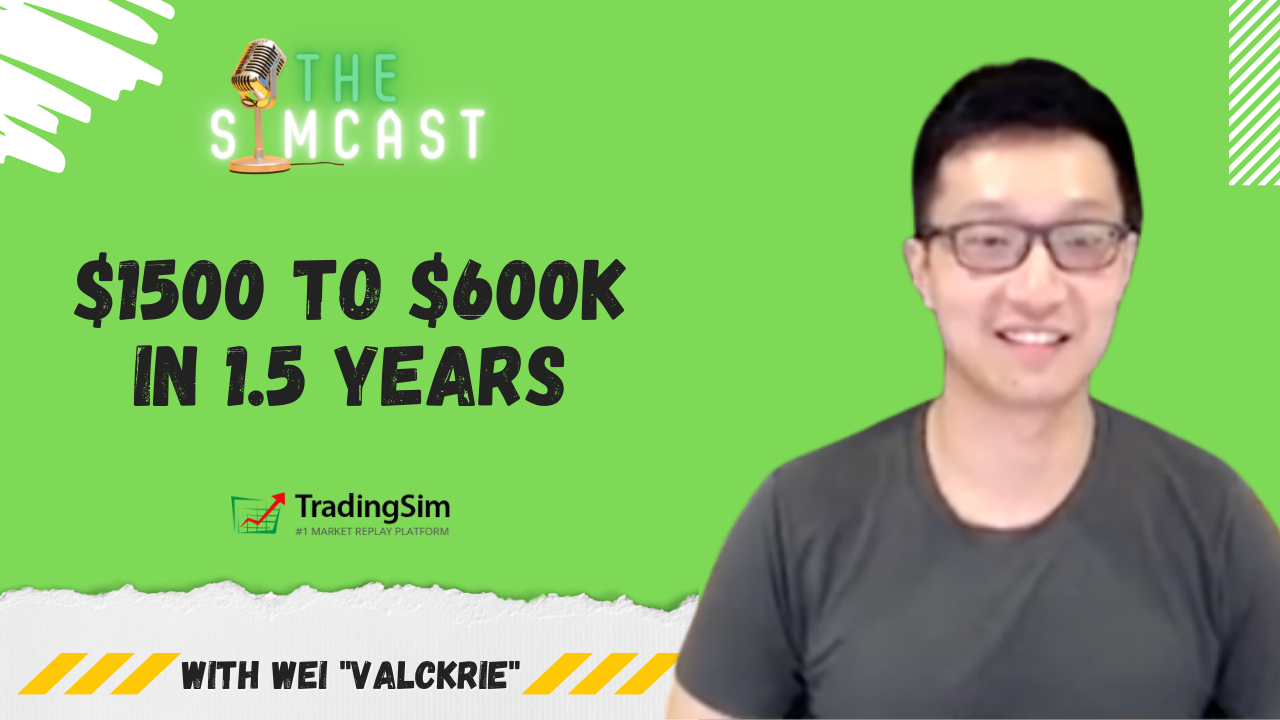 SimCast Ep. 17 – Wei “Valckrie” Turns $1500 into $600k in 1 Year!